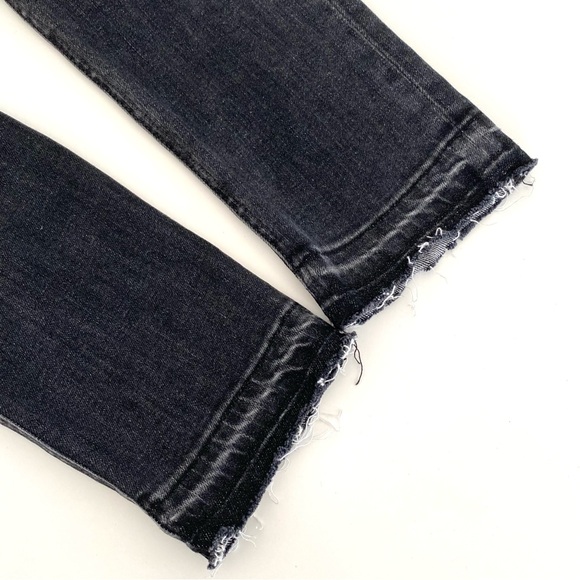 RAG & BONE Skinny Jeans with Open Hem in Concrete Wash - Picture 9 of 12